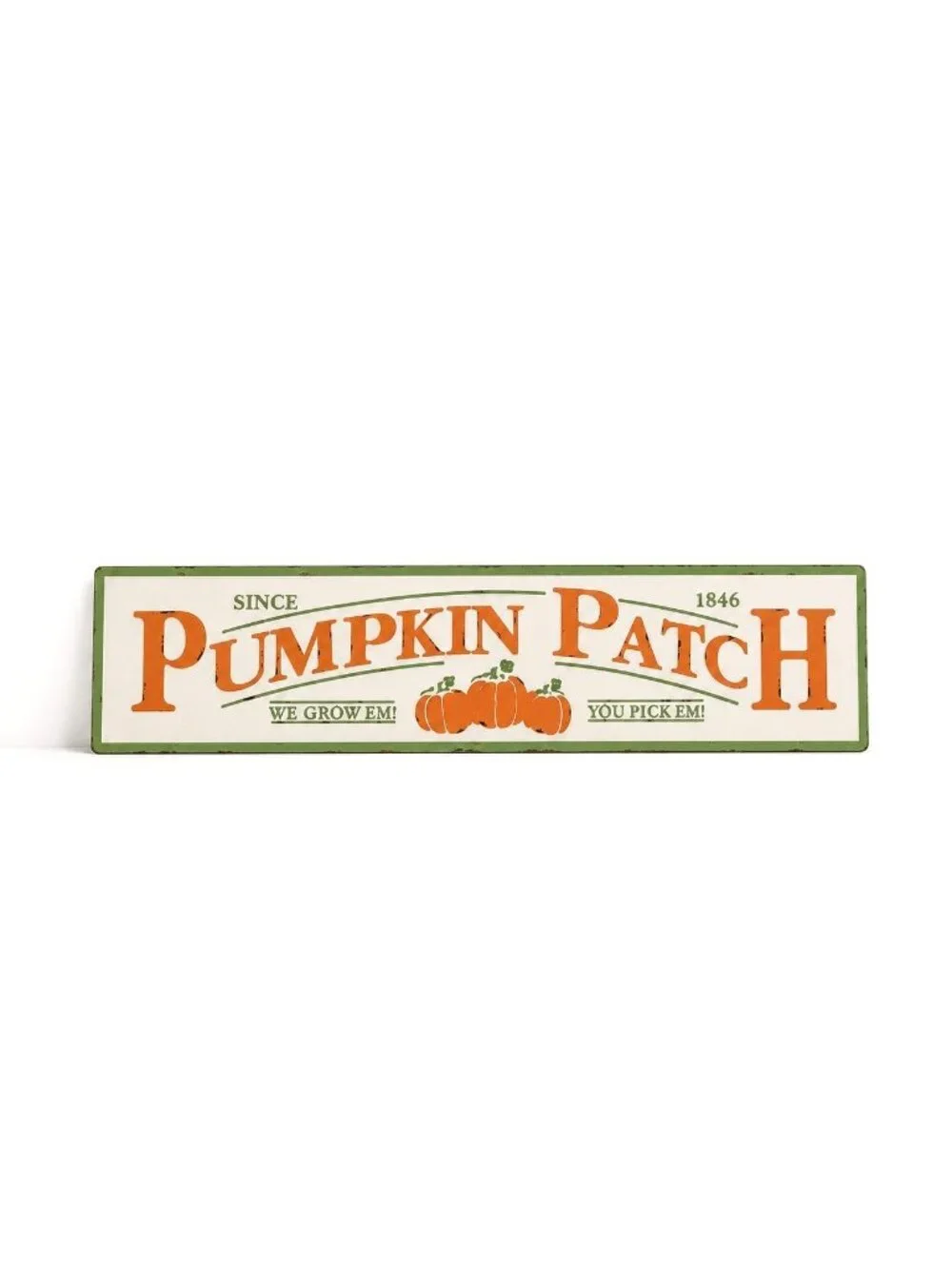 Autumn Pumpkin Patch Metal Wall Sign Rustic Farmhouse Fall Decor Vintage Country